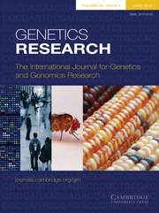 Genetics Research Volume 92 - Issue 3 -