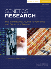 Genetics Research Volume 93 - Issue 4 -