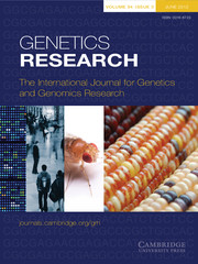 Genetics Research Volume 94 - Issue 3 -
