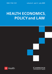 Health Economics, Policy and Law Volume 4 - Issue 3 -  Governing Medical Performance: A Comparative Analysis of Pathways of Change
