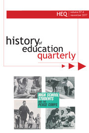 History of Education Quarterly Volume 57 - Issue 4 -