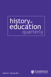 History of Education Quarterly Volume 61 - Special Issue1 -  African American Education