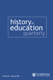 History of Education Quarterly Volume 62 - Special Issue1 -  Special Issue on International and Comparative Education