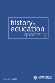 History of Education Quarterly Volume 62 - Issue 2 -