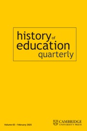 History of Education Quarterly Volume 65 - Issue 1 -