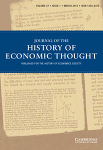 Journal of the History of Economic Thought Volume 37 - Issue 1 -