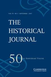 The Historical Journal Volume 50 - Issue 3 -