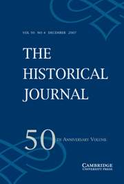 The Historical Journal Volume 50 - Issue 4 -