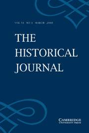 The Historical Journal Volume 51 - Issue 1 -