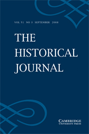 The Historical Journal Volume 51 - Issue 3 -