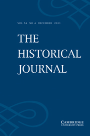 The Historical Journal Volume 54 - Issue 4 -