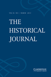 The Historical Journal Volume 56 - Issue 1 -