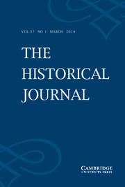 The Historical Journal Volume 57 - Issue 1 -