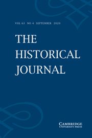 The Historical Journal Volume 63 - Issue 4 -