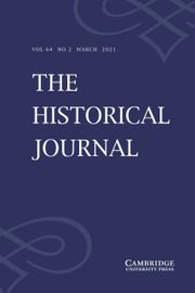 The Historical Journal Volume 64 - Issue 2 -