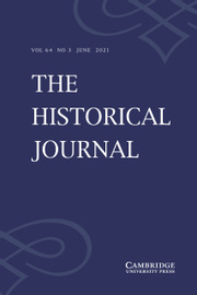 The Historical Journal Volume 64 - Issue 3 -