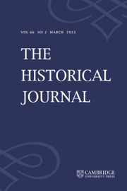 The Historical Journal Volume 66 - Issue 2 -