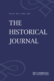 The Historical Journal Volume 66 - Issue 3 -