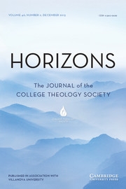 Horizons Volume 40 - Issue 2 -