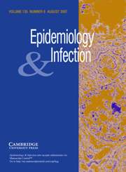 Epidemiology & Infection Volume 135 - Issue 6 -