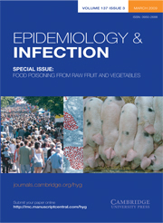 Epidemiology & Infection Volume 137 - Issue 3 -  FOOD POISONING FROM RAW FRUIT AND VEGETABLES