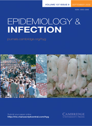 Epidemiology & Infection Volume 137 - Issue 9 -