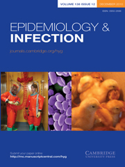 Epidemiology & Infection Volume 138 - Issue 12 -