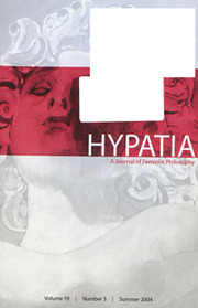 Hypatia Volume 19 - Issue 3 -