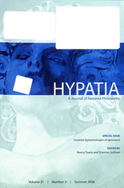 Hypatia Volume 21 - Issue 3 -