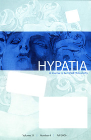 Hypatia Volume 21 - Issue 4 -