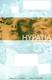 Hypatia Volume 23 - Issue 1 -