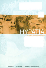 Hypatia Volume 23 - Issue 4 -