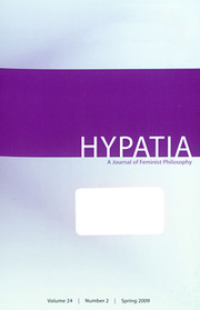 Hypatia Volume 24 - Issue 2 -