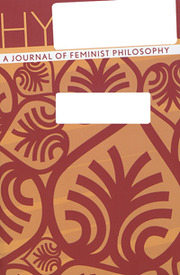 Hypatia Volume 25 - Issue 4 -  Special Issue: Feminist Legacies/Feminist Futures: The 25th Anniversary Issue