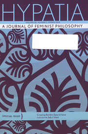 Hypatia Volume 28 - Issue 2 -  Special Issue: Crossing Borders Special Issue