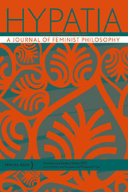 Hypatia Volume 32 - Issue 1 -  Special Issue: Feminist Love Studies, Winter 2017