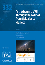 Proceedings of the International Astronomical Union Volume 13 - SymposiumS332 -  Astrochemistry VII: Through the Cosmos from Galaxies to Planets