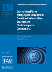 Proceedings of the International Astronomical Union Volume 13 - SymposiumS338 -  Gravitational Wave Astrophysics: Early Results from Gravitational Wave Searches and Electromagnetic Counterparts