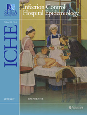 Infection Control & Hospital Epidemiology Volume 38 - Issue 6 -