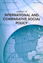 Journal of International and Comparative Social Policy Volume 29 - Issue 2 -
