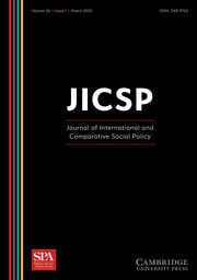 Journal of International and Comparative Social Policy Volume 36 - Issue 1 -