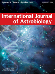 International Journal of Astrobiology Volume 10 - Issue 4 -