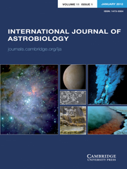 International Journal of Astrobiology Volume 11 - Issue 1 -
