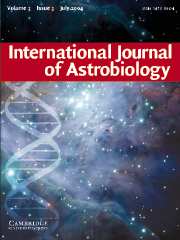 International Journal of Astrobiology Volume 3 - Issue 3 -