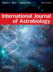 International Journal of Astrobiology Volume 9 - Issue 1 -