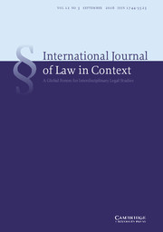 International  Journal of Law in Context Volume 12 - Issue 3 -