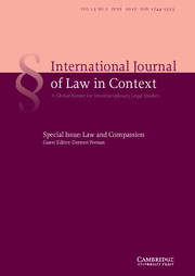 International  Journal of Law in Context Volume 13 - Special Issue2 -  Law and Compassion