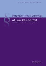 International  Journal of Law in Context Volume 14 - Issue 1 -