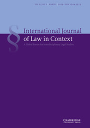 International  Journal of Law in Context Volume 15 - Issue 1 -