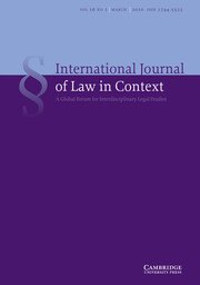 International  Journal of Law in Context Volume 16 - Issue 1 -